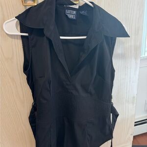 Black Sleeveless Blouse